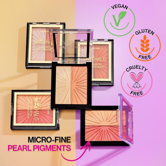 Wet n Wild MegaGlo 2- Highlight Bling Blendable Blush & Highlighter Set - Picture 3 of 5